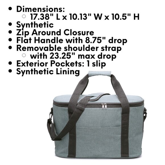 Large Cooler for a fun Picnic‎ in the park, Travel, BBQ or a Road Trip NEW - Picture 4 of 11